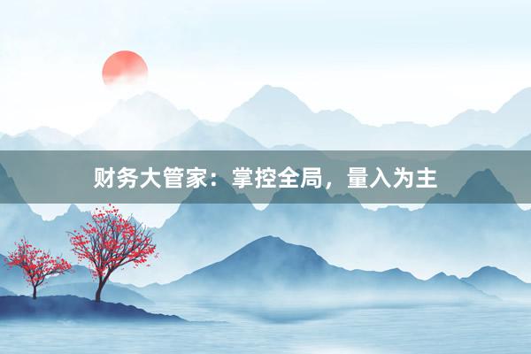 财务大管家：掌控全局，量入为主